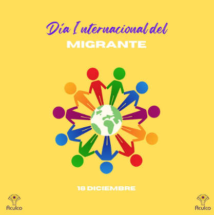 cartel del Día Internacional del Migrante